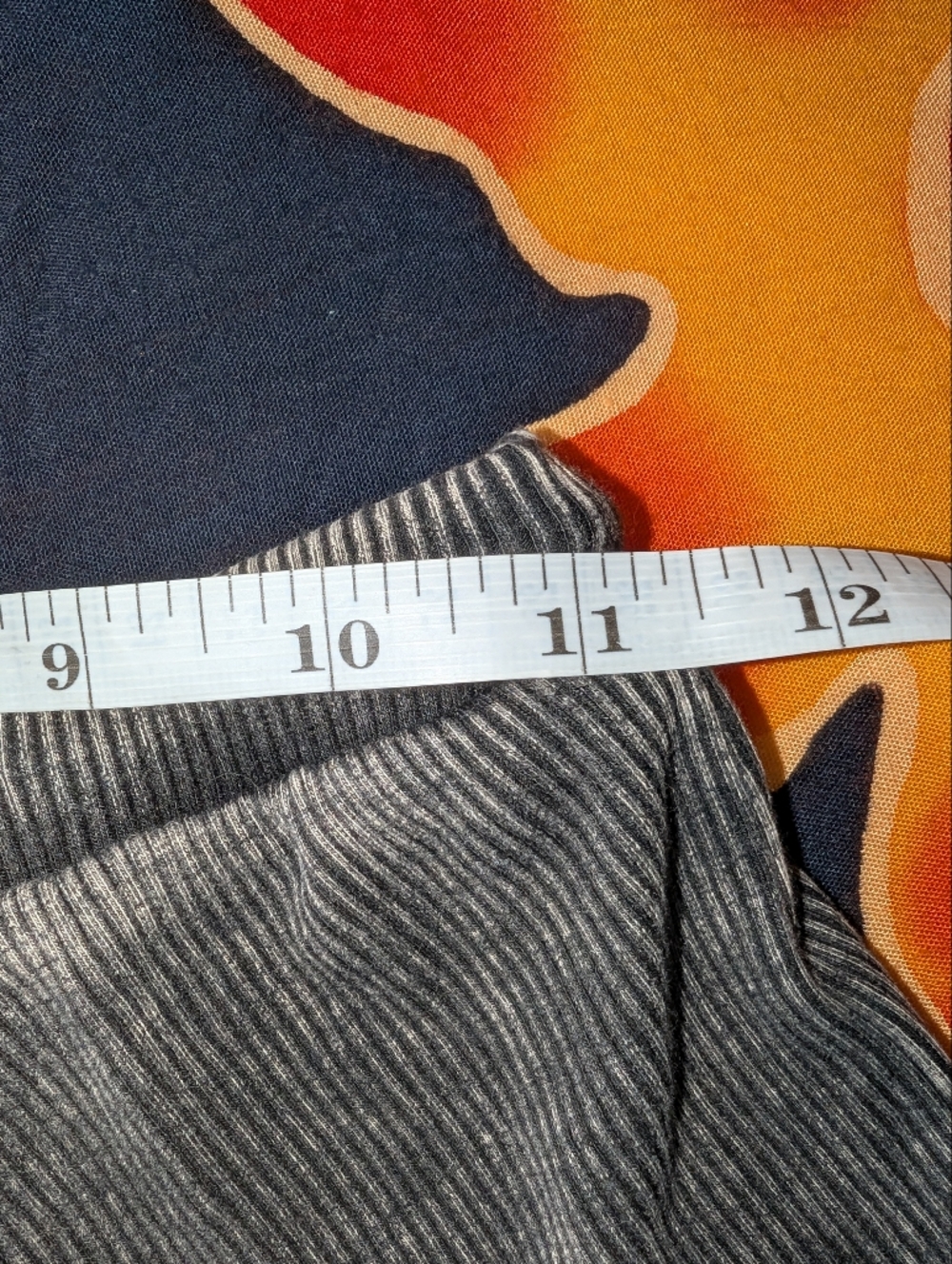 Women’s Gray Ribbed Ruffle Shorts - Picture 5 of 5